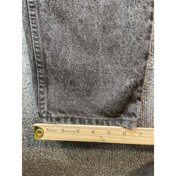 Vintage Levis 550 Jeans Mens 36x32 (32x30 Actual) Black Taper Leg Y2K ORANGE TAB - Picture 11 of 13